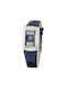 Chronotech Watch with Blue Leather Strap CT7017L-09