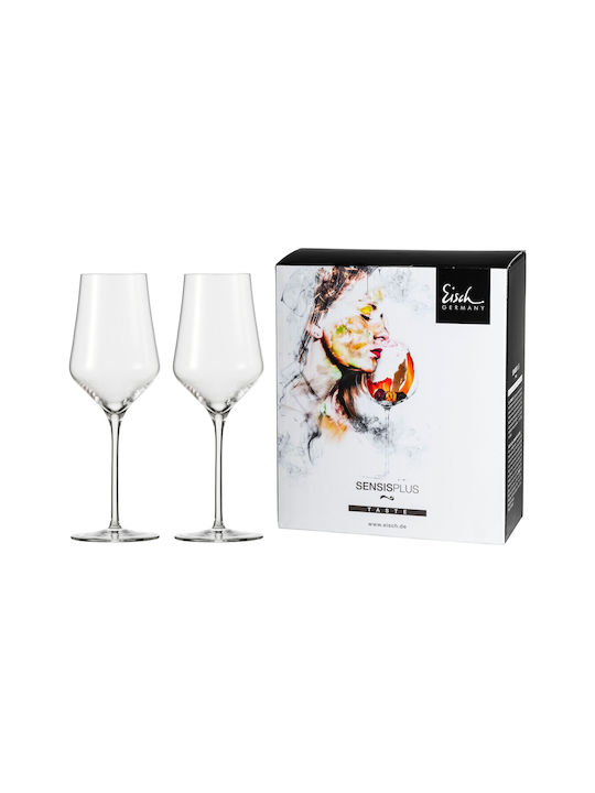 Eisch Sky Sensi Plus Σετ Ποτήρια για Λευκό Κρασί από Κρύσταλλο Κολωνάτα 380ml 2τμχ