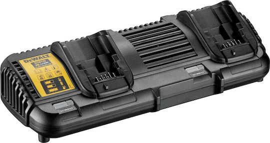Dewalt Φορτιστής Μπαταριών Εργαλείου 10.8-18V Λιθίου XR Flexvolt Διπλός