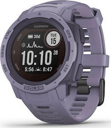 Garmin Instinct Solar 45mm Waterproof Smartwatch with Heart Rate Monitor (Orchid)