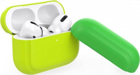 Puro Icon Fluo Husă în culoarea Galben pentru Apple AirPods Pro