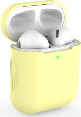 Case Silicone Light Yellow for Apple AirPods 1 / AirPods 2