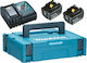 Makita Set 2 Werkzeugbatterien Lithium 18V Kapa...