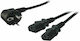 LogiLink Schuko - IEC C13 Cablu 1.5m Negru (CP101)