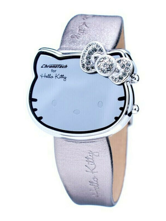 Chronotech Damen Uhr mit Lila Lederarmband