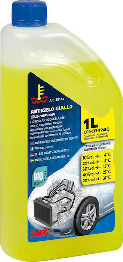 Lampa Superior Lichid De Răcire Pentru Motorul Mașinii Paraflu G12+ -37°C Culoare Galbenă 1lt