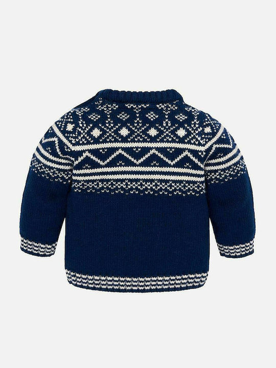 Mayoral Kids Sweater Long Sleeve Navy Blue