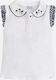 Mayoral Kids Polo Sleeveless White