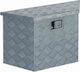 vidaXL Tool Storage Aluminum Box Τραπεζοειδές W70xD24xH42cm 142942