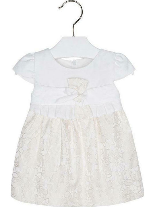 Mayoral Kids Dress Sleeveless White