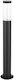 Vito Riga Outdoor Small Post Floor Lamp 8.5W IP44 For GU10 Socket Black
