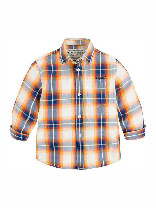 Mayoral Kids Checked Shirt Multicolour