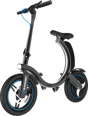 Blaupunkt ERL814 Electric Scooter with 25km/h Max Speed and 30km Autonomy in Black Color