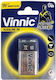 Vinnic Alkaline Batteries 9V Positive Power 9V AM9VFVINNICPP