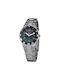 Justina Watch with Silver Metal Bracelet 11909N