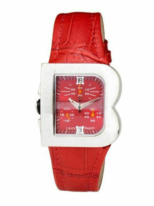 Laura Biagiotti Women's Watch with Red Leather ...