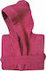 Das Home Kids Hooded Bathrobe Casual Fuchsia