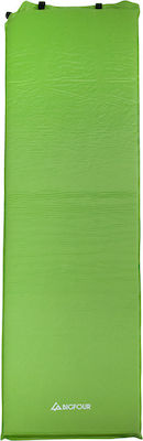 Bigfour Snug Light Self-Inflating Single Camping Sleeping Mat 186x53cm Thickness 3.8cm in Green color 15371