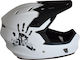 Out-Mold Moon KS05 Full Face Downhill Bicycle Helmet White