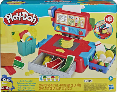 Hasbro Play-Doh Plasticine - Game Ταμειακή Μηχανή for 3+ Years, 4pcs E6890