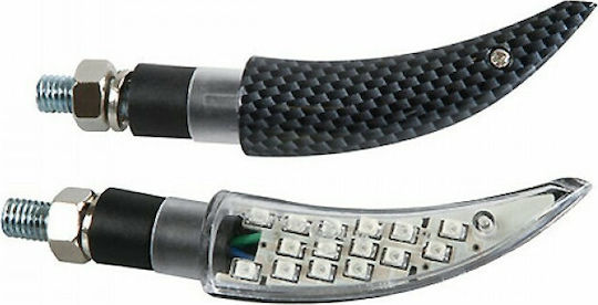 Lampa Φλας Μοτοσυκλέτας LED 2τμχ