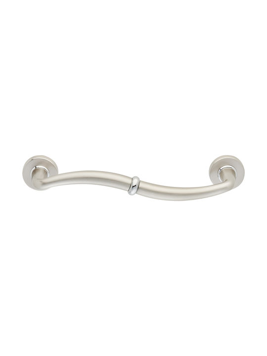 Zogometal Handle Front Door 306 306 230mm Nickel / Chrome