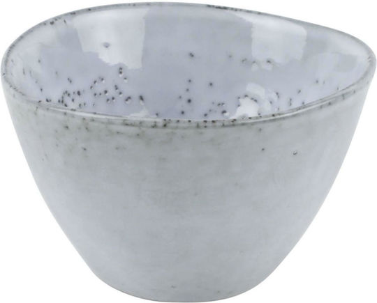 Salt & Pepper Artisan Serving Bowl Round Ceramic Blue with Diameter 10.5cm