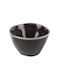 Salt & Pepper Artisan Servierschüssel Rund Keramik Black mit Durchmesser 10.5cm