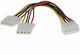Cablexpert 4-Pin Molex - 4-Pin Molex Cable 0.2m Πολύχρωμο PSU1