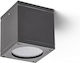 Rendl Light Studio Rodge Σποτ Οροφής Εξωτερικού Χώρου GU10 σε Μαύρο Χρώμα R13503