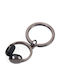 Troika Keychain Wallet Headphone Metallic Black
