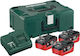 Metabo Set 3 Tool Batteries Lithium 18V Capacity 5.5Ah with Charger