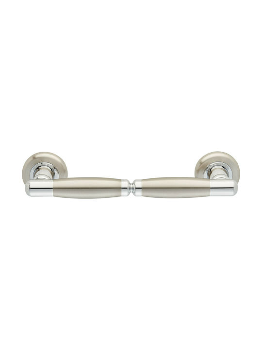 Zogometal Handle Front Door 152 152 210mm Nickel / Chrome