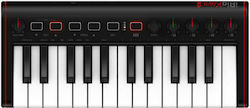IK Multimedia Midi Keyboard iRig Keys 2 Mini με 25 Πλήκτρα σε Μαύρο Χρώμα