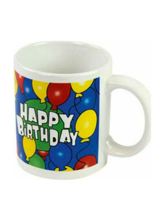 Partytime Ceramic Cup Multicolour 300ml