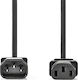 Nedis IEC C14 - IEC C13 Кабел 2м Черен (CEGT10500BK20)