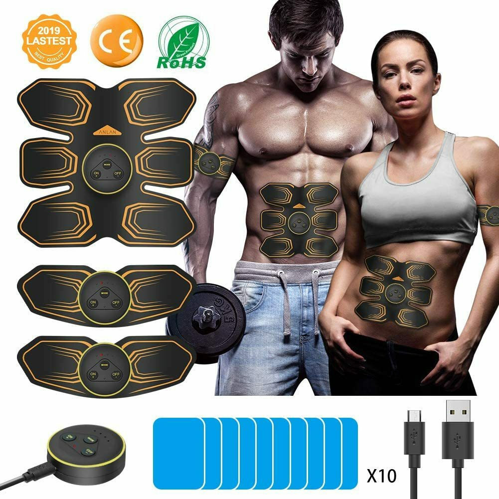 Anlan EMS Muscle Stimulator Φορητή Συσκευή Παθητικής Γυμναστικής Skroutz.gr
