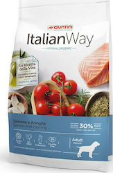 Giuntini Italian Way Medium Sensitive 3kg Ξηρά Τροφή χωρίς Γλουτένη για Ενήλικους Σκύλους Μεσαίων Φυλών με Ρέγγα και Σολομό