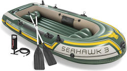 Intex 68380 Inflatable Boat for 3 Adults with Paddles & Pump 295x137cm Green 68380