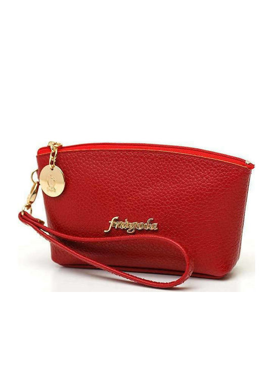 Fragola Toiletry Bag in Red color 16cm
