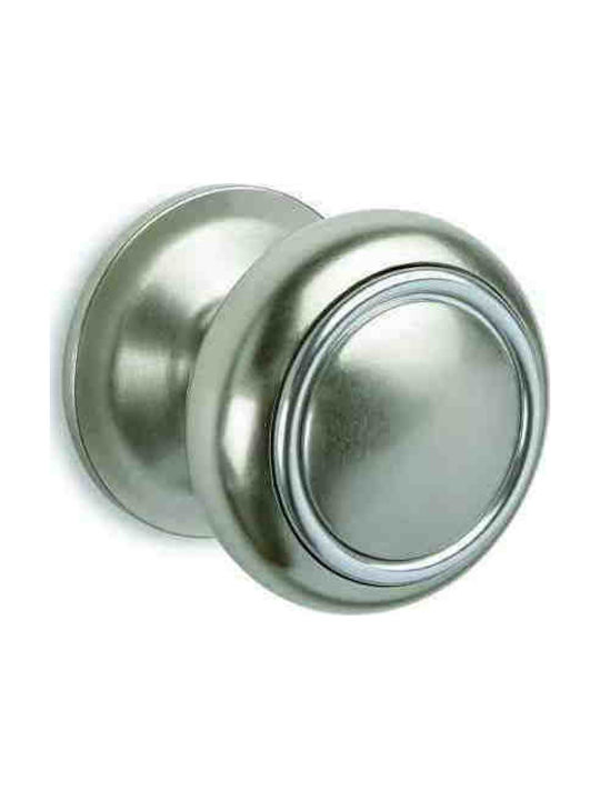 Convex Knob Front Door 707 Nickel / Chrome