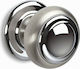 Convex Knob Front Door 141 Nickel / Chrome