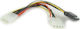 Cablexpert 6-Pin Sata - 4-Pin Molex Cable 13.5m Πολύχρωμο CC-SATA-PSY2