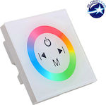 GloboStar RGB Controller Touch Controller Wall Mounted Dimmer 77419
