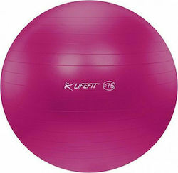Lifefit Μπάλα Pilates 75cm σε Ροζ Χρώμα Lifefit Μπάλα Pilates 75cm σε Ροζ Χρώμα