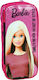 Gim Barbie Denim Fashion Pencil Case with 1 Compartment Pink