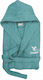 Viopros Kids Hooded Bathrobe Jesse Petrol 650614