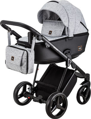 Adamex Cristiano 3 in 1 Adjustable 3 in 1 Baby Stroller Suitable for Newborn Gray