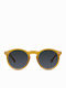 Meller Kubu Sunglasses with Amber Carbon Plastic Frame and Black Polarized Lens K-AMBCAR
