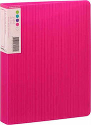 Foldermate Dossier with 2 Rings 2/32 for Paper A4 Pink
